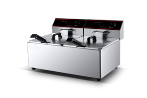 Astar-2-Tank 2-Basket Electric Fryer -AS-11L-2