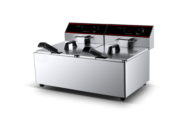 Astar-2-Tank 2-Basket Electric Fryer -AS-11L-2