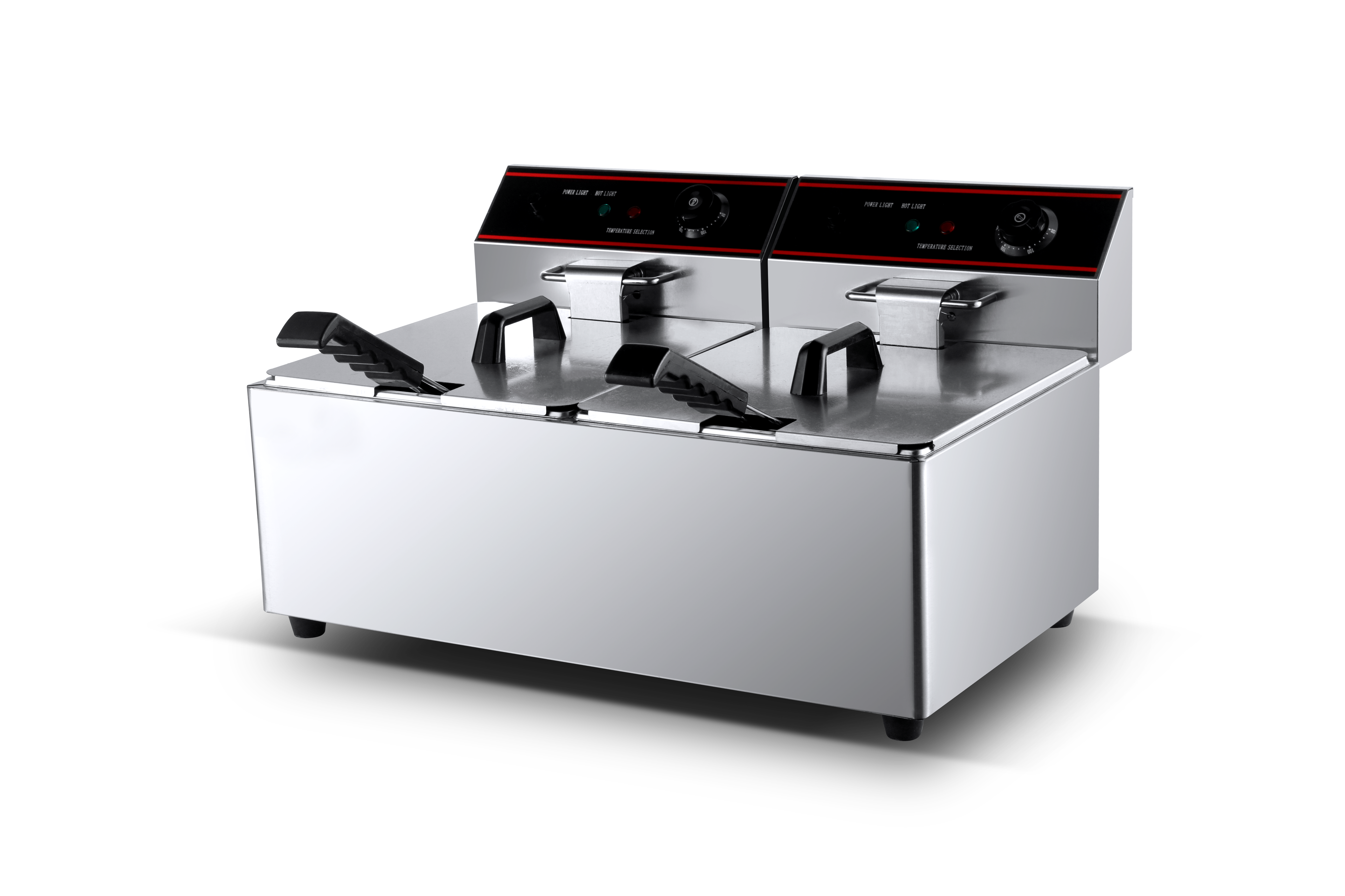 Astar-2-Tank 2-Basket Electric Fryer -AS-11L-2