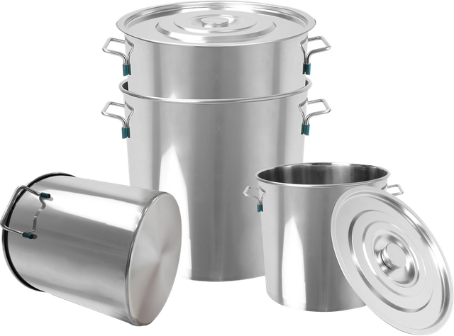 Astar All Stainless Steel Composite Soup Bucket CSB-250