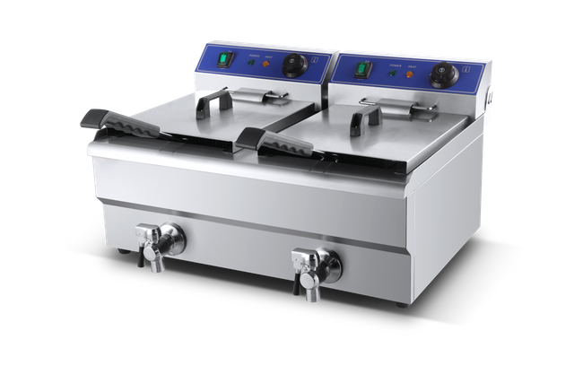 Astar-2-Tank 2-Basket Electric Fryer-AS-102V