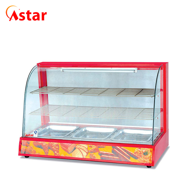 Astar Bakery Curved Glass Warming Showcase 