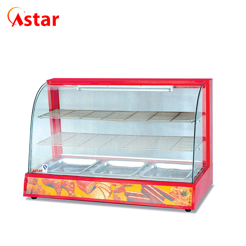Astar Bakery Curved Glass Warming Showcase 