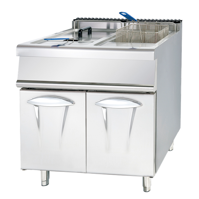 Astar- Gas 2-Tank Fryer (2-Basket) with Cabinet -ASGF-985 