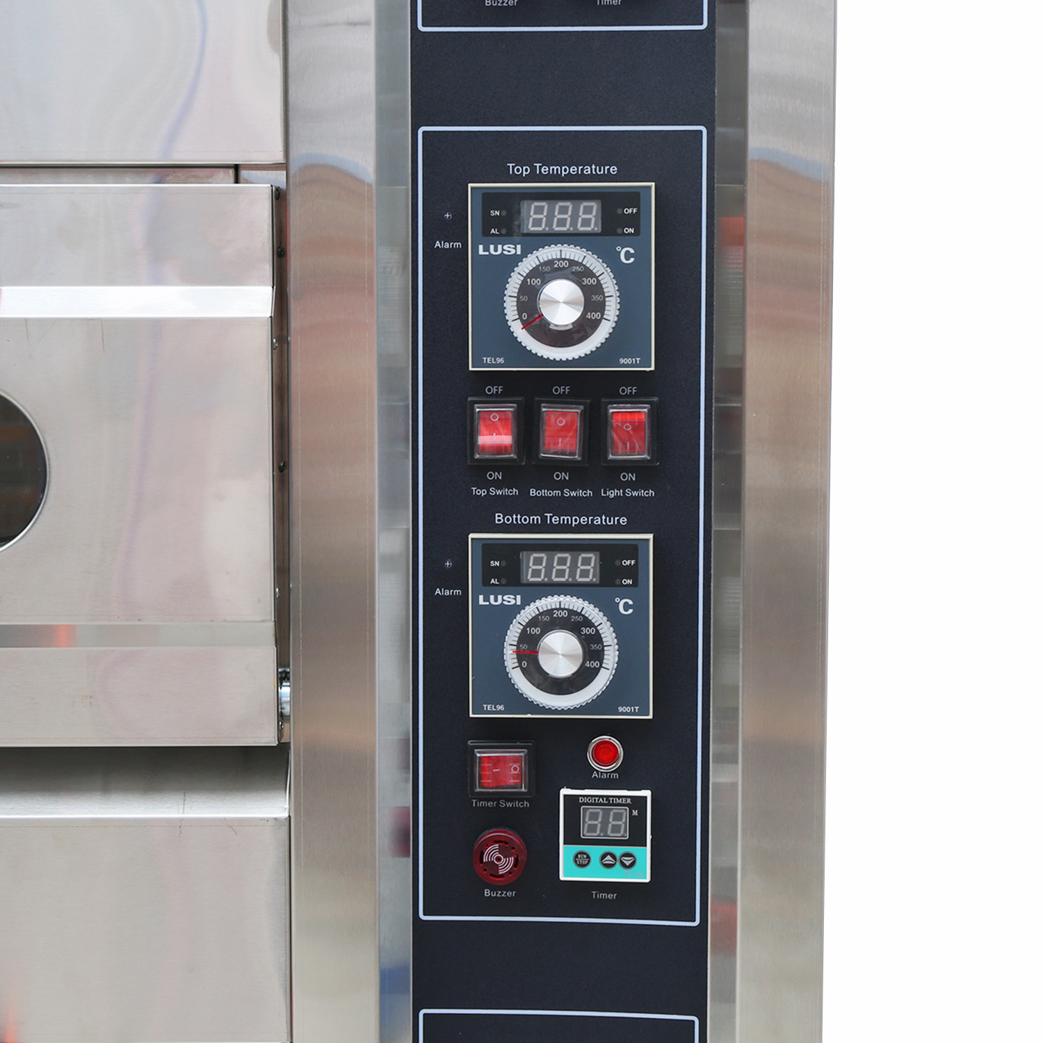 3 Decks 6 Trays Gas Deck Oven Baking Machine