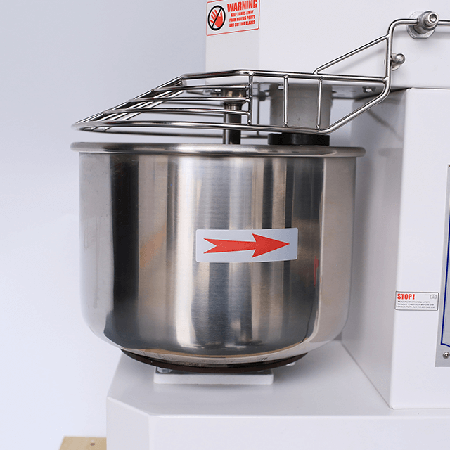 Astar 10L 4KG Stainless Steel Bowl Double Speed Spiral Mixer For Bakery