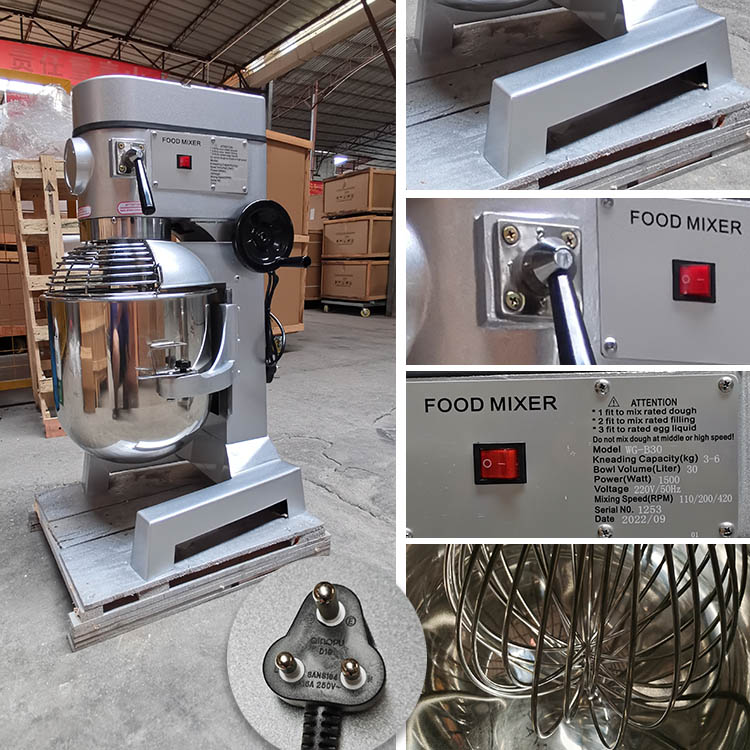 Astar Bakery Machine Kitchen Equipment Food Mixer 30L With Belt