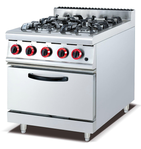 Astar Gas Range with 4-Burner & Gas Oven