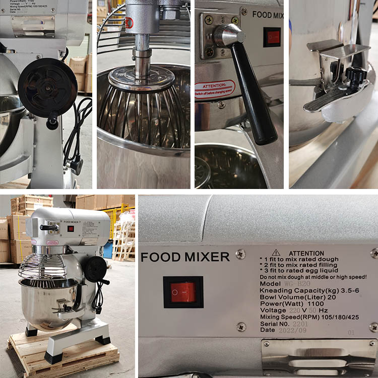 Astar Bakery Machine Kitchen Equipment Food Mixer 20L
