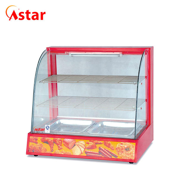 Astar Curved Glass Warming Showcase 