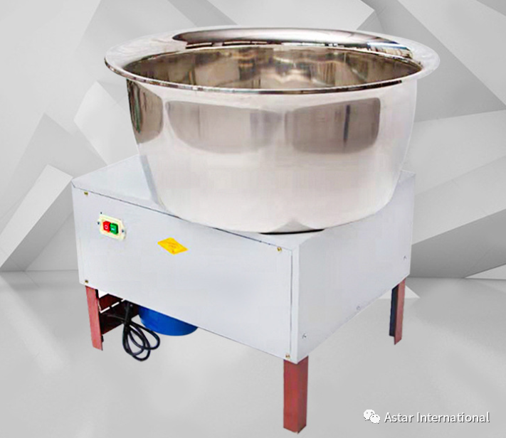 Basin dough mixer