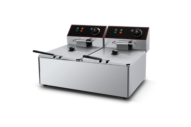 Astar-2-Tank 2-Basket Electric Fryer-AS-8L-2