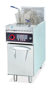 Astar-1-Tank 2-Basket Electric Fryer with timer-AS-26A
