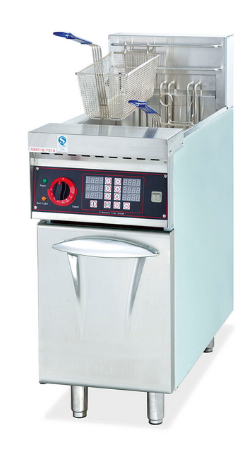 Astar-1-Tank 2-Basket Electric Fryer with timer-AS-26A